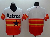 Houston Astros Blank Mitchell And Ness 1980 White Orange 2016 Flexbase Collection Stitched Jersey,baseball caps,new era cap wholesale,wholesale hats